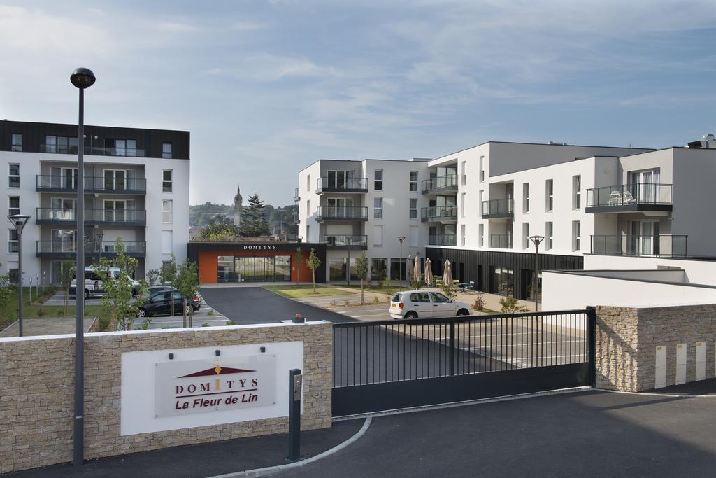 Domitys La Fleur De Lin Aparthotel Landerneau Exteriör bild